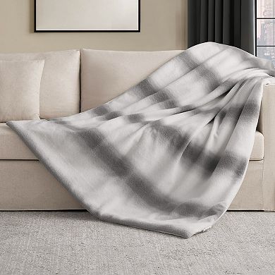 Nine West Faux Cashmere Throw Blanket