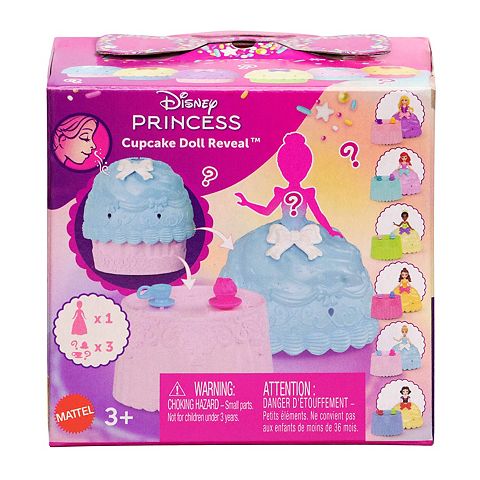 Детские куклы Disney Princess Cupcake Small Doll Reveal with 5 Surprises & 2 Accessories - Styles May Vary
