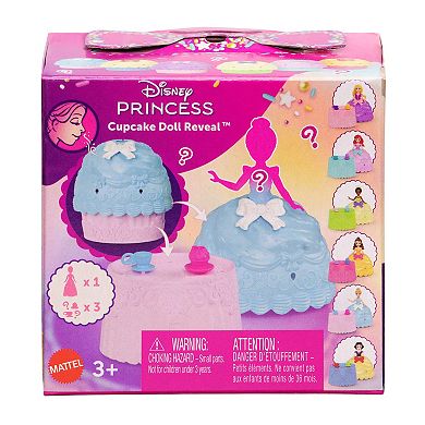 Disney Princess Cupcake Small Doll Reveal with 5 Surprises & 2 Accessories