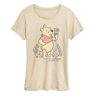 Women's Disney's Winnie The Pooh Find The Beauty In Every Day Graphic Tee