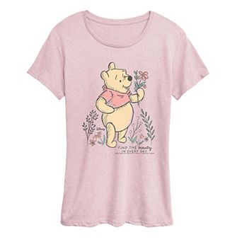 Women's Disney's Winnie The Pooh Find The Beauty In Every Day Graphic Tee