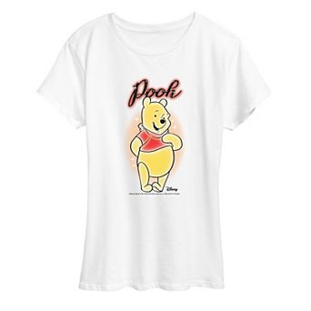 Women's Disney's Winnie The Pooh Airbrush Graphic Tee