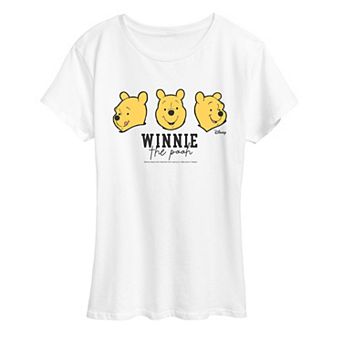Women's Disney's Winnie The Pooh Faces Graphic Tee