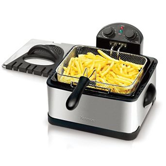 Kenmore 4.25-qt Deep Fryer & 3 Frying Baskets Set