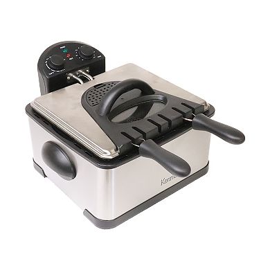 Kenmore 4.25-qt Deep Fryer & 3 Frying Baskets Set