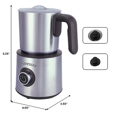 Kenmore 4-in-1 Automatic Milk Frother & 16-oz. Steamer