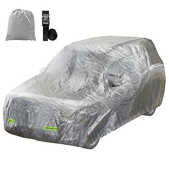 Mockins 182”x74”x68” Silver 190T Polyester SUV Car Cover