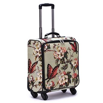 Mellow World Hand-Beaded Spinner Carry-On Suitcase