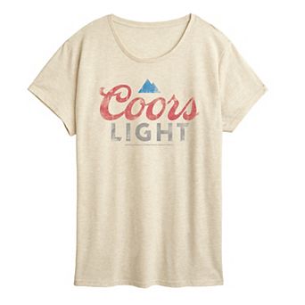 Women's Coors Light Logo Distressed Graphic Tee