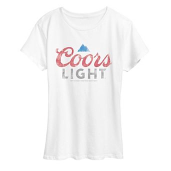 Women's Coors Light Logo Distressed Graphic Tee