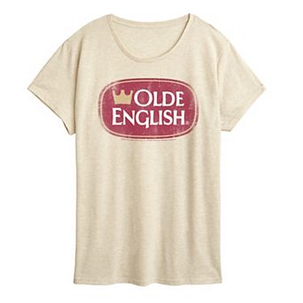 Women's Olde English Logo Distressed Graphic Tee