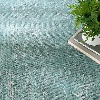 Nourison Botanical Washables Modern Indoor Flatweave Rug