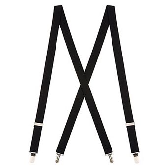 Suspender Store 48" Solid Suspenders - Black