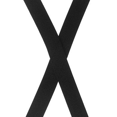 Suspender Store 48" Solid Suspenders - Black
