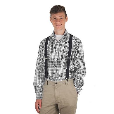 Suspender Store 48" Solid Suspenders - Black