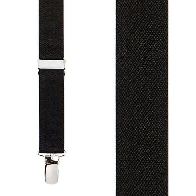 Suspender Store 48" Solid Suspenders - Black