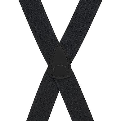 Suspender Store 1.5" Construction Alligator Clip Suspenders - Black