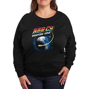 Plus Size Bad Company Shooting Star French Terry Long Sleeve Tee