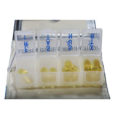 RE-FOCUS THE CREATIVE OFFICE, Portable 7-Day Pill Organizer Box