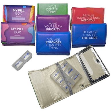 RE-FOCUS THE CREATIVE OFFICE, Portable 7-Day Pill Organizer Box