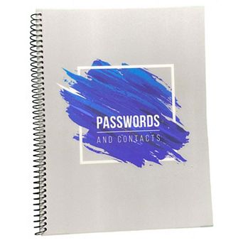 RE-FOCUS THE CREATIVE OFFICE Large Password Keeper Book, 7.5 in x 10 in 96 Pages