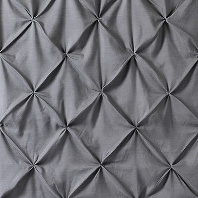 Sweet Home Hudson Pintuck Fabric Shower Curtain