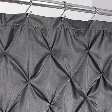 Sweet Home Hudson Pintuck Fabric Shower Curtain