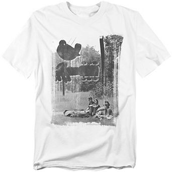 Big & Tall Woodstock Hippies In A Field Graphic Tee