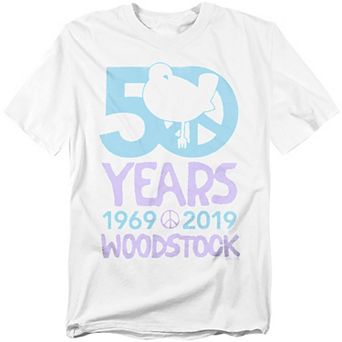 Big & Tall Woodstock 50 Years Graphic Tee