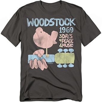 Big & Tall Woodstock 3 Days of Peace & Music Graphic Tee
