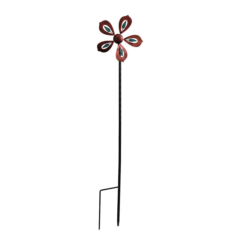 Evergreen Enterprises 35-Inch Metal Wind Spinner Outdoor Decor