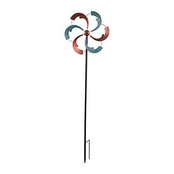 Evergreen Enterprises 48-Inch Metal Wind Spinner Outdoor Decor