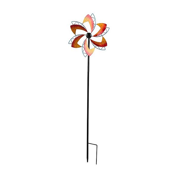 パワーストーン★彡 Evergreen Enterprises 48-Inch Metal Wind Spinner Outdoor Decor