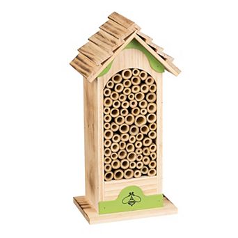 Evergreen Enterprises 12-Inch Mason Bee House Tower Outdoor Decor