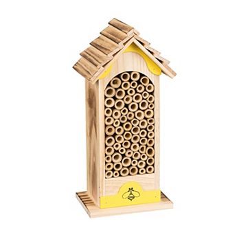 Evergreen Enterprises 12-Inch Mason Bee House Tower Outdoor Decor