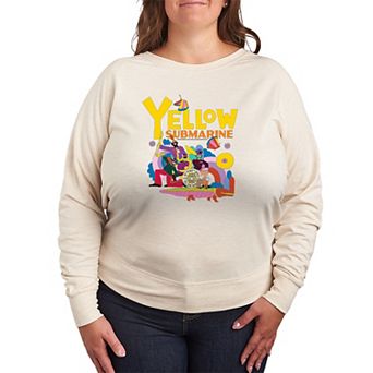 Plus Size The Beatles French Terry Long Sleeve Tee