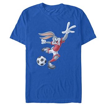 Men's Looney Tunes Bugs Bunny Soccer Player Graphic Tee
