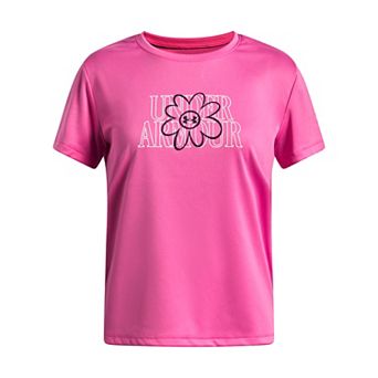 Girls 4-6x Under Armour Tech™ Flower Graphic Short Sleeve Tee