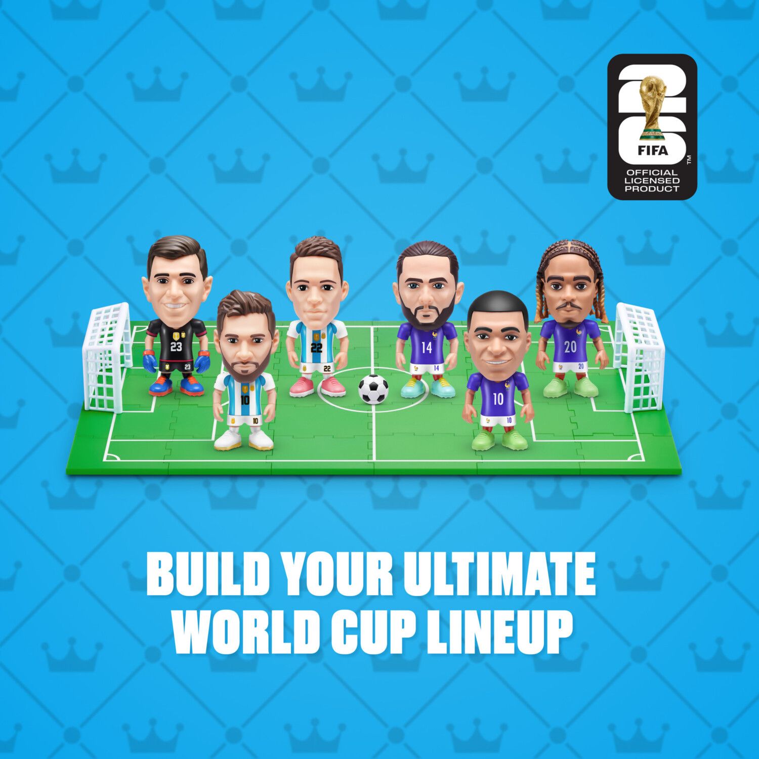 Детский мяч ZURU Ballers FIFA World Cup 2026 Series 1 Interactive Figure & Soccer Ball - Styles May Vary — фото 7