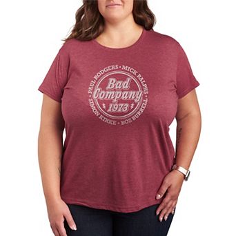 Plus Size Bad Company 1973 Graphic Tee
