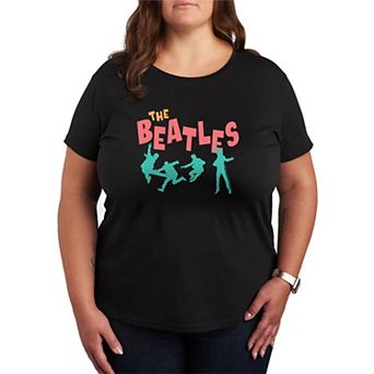 Plus Size The Beatles Silhouettes Graphic Tee