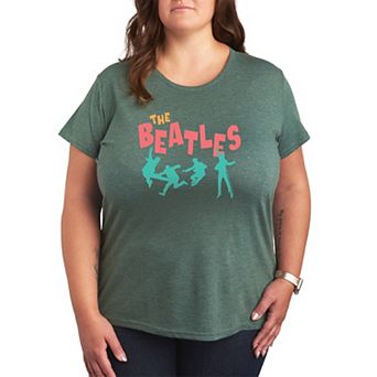 Plus Size The Beatles Silhouettes Graphic Tee