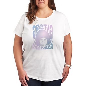 Plus Size Aretha Franklin Graphic Tee