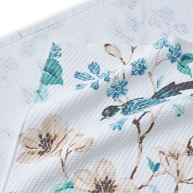 Caro Home Bird Blossom 2-Piece Kitchen Towel Set