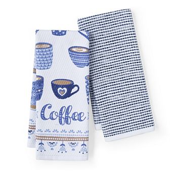 Caro Home Coffee 2 pc Kitchen Towel Set