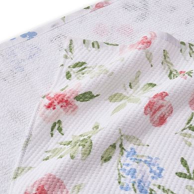 Caro Home Angela Floral 3-Piece Kitchen Towel Set