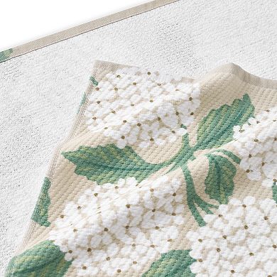 Caro Home Hydrangea Field 3-Piece Kitchen Towel Set