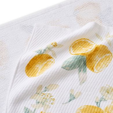 Caro Home Lemon Field 3-Piece Kitchen Towel Set