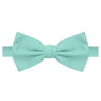 Men's Solid Banded Bow Tie