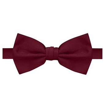 Men's Solid Banded Bow Tie